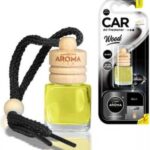 Aroma Car Αρωματικό Αυτοκινήτου Κρεμαστό Μπουκαλάκι με Ξύλινο Καπάκι με Aρωμα Βlack 6ml 19040