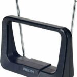 Εσωτερική Κεραία Τηλεόρασης (απαιτεί τροφοδοσία) σε Μαύρο Χρώμα Σύνδεση με Ομοαξονικό (Coaxial) Καλώδιο SDV1226/GRS Philips