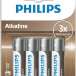 Philips Long Lasting Power LR6A4B/10 Αλκαλικές μπαταρίες υψηλής απόδοσης 4 τμχ AA