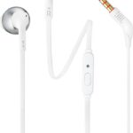 JBL T205, InEar Universal Headphones 1-button Mic/Remote - Chrome με Βύσμα 3.5mm JBLT205CRM