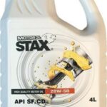 Motor Oil Stax M4+ Multigrade Λάδι Μοτοσυκλέτας για Τετράχρονους Κινητήρες 20W-50 4lt