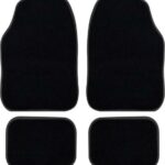 Σετ Πατάκια 4τμχ από Μοκέτα με Μαύρο Ρέλι 14333 Autoline