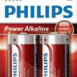 Philips Power LR20P2B/GRS Αλκαλικές μπαταρίες υψηλής απόδοσης 2 τμχ D