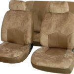 Σετ Καλύμματα Αυτοκινήτου 5τμχ Alcantara Μπεζ 14143 AUTOLINE