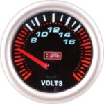 Όργανο Auto Gauge Βολτόμετρο ΜΑΥΡΟ 11648 AUTOLINE