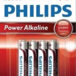 Philips LR03P4B/10 Power Alkaline Αλκαλικές μπαταρίες υψηλής απόδοσης 4 τμχ AAA