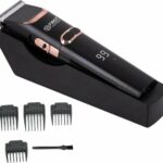 First Austria FA-5676-7 Επαναφορτιζόμενη κουρευτική μηχανή με οθόνη, 2 ταχύτητες, 4 χτένες και κεφαλή κεραμική / τιτανίου 3 W