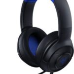 Razer Kraken X Over Ear Gaming Headset με σύνδεση 3.5mm Console Black Blue RZ04-02890200-R3M1
