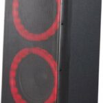 Φορητό Bluetooth party speaker με LED, TWS για σύνδεση με δεύτερο και υποδοχή για μικρόφωνο και όργανο – 100 W RMS DJ-880 AKAI