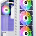 Kolink Observatory HF Glass ARGB Gaming Midi Tower Κουτί Υπολογιστή με Πλαϊνό Παράθυρο Λευκό PGW-CH-KOL-111