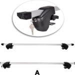 Μπάρες Οροφής Αλουμινίου 120εκ. για Κάραβαν (Σετ με πόδια και κλειδαριά) 13314 Autoline