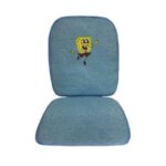 Πλατοκάθισμα Αυτοκινήτου 1τμχ Ψάθα Μπομπ Σφουγγαράκης Χοροπηδάει Μπλε 11341 Carner