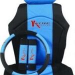 Σετ Πλατοκαθίσματα Αυτοκινήτου 2τμχ Δερματίνη X-Treme Μπλε 11146 Autoline