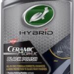 Υγρό Κερί Γυαλίσματος & Προστασίας για Μαύρο Χρώμα Αυτοκινήτου Ceramic Acrylic Black Polish 500ml 053679117 Turtle Wax