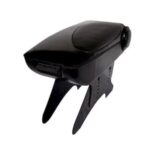 Classic Τεμπέλης Αυτοκινήτου με Ποτηροθήκες από Δερματίνη Universal Μαύρο Χρώμα 22206 Auto Gs