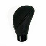 Πόμολο Ταχυτήτων Οβάλ Δερμάτινο με Λάστιχο Μαύρο 37113 Auto Gs