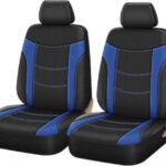 Μπροστινά Καλύμματα Αυτοκινήτου 2τμχ Πολυεστερικά Super Sport All in One Μαύρο-Μπλε 11613 Auto Gs
