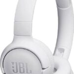 JBL Tune 500 OnEar Universal Headphones 1-button Mic/Remote - White JBLT500WHT