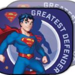 Πλαϊνά Σκίαστρα Αυτοκινήτου με Βεντούζα Colzani Superman 44x35εκ. 2τμχ 138.10972