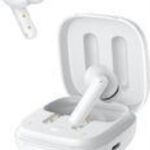 QCY T13 ANC In-ear Bluetooth Handsfree Ακουστικά με Θήκη Φόρτισης Λευκά