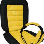 Σετ Πλατοκαθίσματα Αυτοκινήτου 5τμχ Πολυεστερικά Racing Κίτρινα 11275 Auto Gs