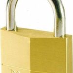 Μπρούτζινο Λουκέτο Πέταλο με Κλειδί 70mm 170070112 Master Lock