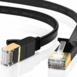 Ugreen Flat U/FTP (STP) Cat.7 Καλώδιο Δικτύου Ethernet 15m Μαύρο (11266)