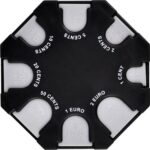 Πλαστική Επιτραπέζια Θήκη Κερμάτων με 8 Θέσεις 10x10x2cm Μαργαρίτα 11528 AUTOLINE