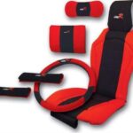 Πλατοκάθισμα Αυτοκινήτου 6τμχ Πολυεστερικά Type-R Κόκκινα 11268 Auto Gs