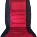 Πλατοκάθισμα Αυτοκινήτου 1τμχ Βελουτέ Μαύρο / Κόκκινο 11051 Auto Gs