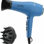 Πιστολάκι μαλλιών μπλε χρώμα με ιονισμό, 2 ταχύτητες και 3 επίπεδα θερμοκρασίας 2200 W FA-5654-7-BU First Austria