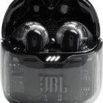 JBL Tune Flex TWS Earbud Bluetooth Handsfree Ακουστικά με Αντοχή στον Ιδρώτα και Θήκη Φόρτισης Ghost Black JBLTFLEXGBLK