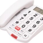 ΕΝΣΥΡΜΑΤΟ ΤΗΛΕΦΩΝΟ ΜΕ ΜΕΓΑΛΑ ΠΛΗΚΤΡΑ, ΑΝΟΙΧΤΗ ΑΚΡΟΑΣΗ ΚΑΙ SOS ΛΕΥΚΟ ΧΡΩΜΑ OSWB-4760W OSIO