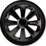 Σετ Τάσια Αυτοκινήτου Rs-t 4τμχ 13" Μαύρο 13637 Argo