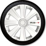 Σετ Τάσια Αυτοκινήτου Argo RS-T 4τμχ 15" Λευκό 13642 Autoline