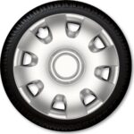 Σετ Τάσια Αυτοκινήτου Argo Radius 4τμχ 13" Ασημί 13721 Autoline