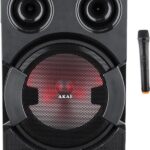 ΦΟΡΗΤΟ ΗΧΕΙΟ KARAOKE ΜΕ BLUETOOTH, LED, USB, SD CARD, ΑΣΥΡΜΑΤΟ ΜΙΚΡΟΦΩΝΟ, ΥΠΟΔΟΧΗ ΓΙΑ ΜΙΚ. ΚΑΙ ΟΡΓΑΝΟ, EQUALIZER CONTROLLER - 60W RMS ABTS-112 AKAI