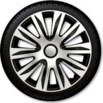 Σετ Τάσια Αυτοκινήτου Nardo 4τμχ 16" Ασημί/Μαύρο 14129 Autoline