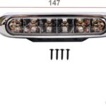 Αδιάβροχα Φώτα Ημέρας Αυτοκινήτου σε Σχήμα Μπάρας PL251 LED Universal 12V 14.7cm 2τμχ 13763 Autoline