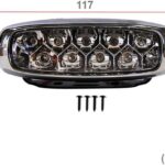 Αδιάβροχα Φώτα Ημέρας Αυτοκινήτου PL253 σε Σχήμα Μπάρας LED Universal 12V 11.7cm 2τμχ 13765 Autoline