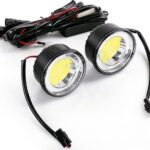 Στρογγυλά Φώτα Ημέρας Αυτοκινήτου DRL LED Universal 12V 1W 4.3cm 2τμχ 14200 Autoline