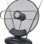 Εσωτερική Κεραία Τηλεόρασης (απαιτεί τροφοδοσία) σε Μαύρο Χρώμα Σύνδεση με Ομοαξονικό (Coaxial) Καλώδιο FA-3100 First Austria