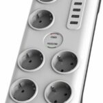 ΠΟΛΥΠΡΙΖΟ Ασφαλείας 6 Θέσεων με 1 USB Type-C 15 W και 4 USB Type-A 20 W SPN7060WA/GRS PHILIPS