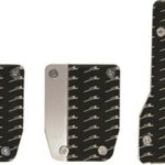 Σετ Πεταλιέρες Αντιολισθητικές Αυτοκινήτου Universal Μαύρες 3τμχ 13377 Autoline