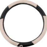 Κάλυμμα Τιμονιού Αυτοκινήτου Racing με Διάμετρο 38εκ. Συνθετικό Μπεζ 11510 Autoline