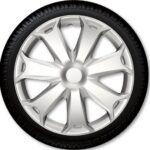 Σετ Τάσια Αυτοκινήτου Argo Mega 4τμχ 16" Ασημί 13676 Autoline