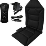 Πλατοκάθισμα Αυτοκινήτου 1τμχ Πολυεστερικό Μασάζ Μαύρο 12V Ανατομικό 21693A Autoline