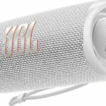 JBL Flip 6 JBLFLIP6WHT Portable Wireless Bluetooth Speaker White IP67 Waterproof and Dustproof με διάρκεια μπαταρίας έως 12 ώρες