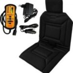 Πλατοκάθισμα Αυτοκινήτου 1τμχ Πολυεστερικό Μασάζ Μαύρο 12V 21691 Autoline