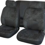 Σετ Καλύμματα Αυτοκινήτου 5τμχ Alcantara Γκρι 14143 AUTOLINE